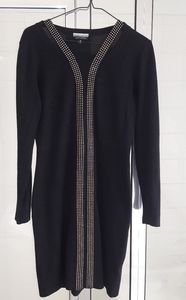 Black and Gold Dress or sweater